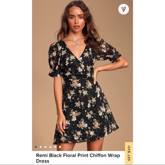 Lulus Dresses & Skirts - 🆕Lulu’s Floral Print Wrap Dress